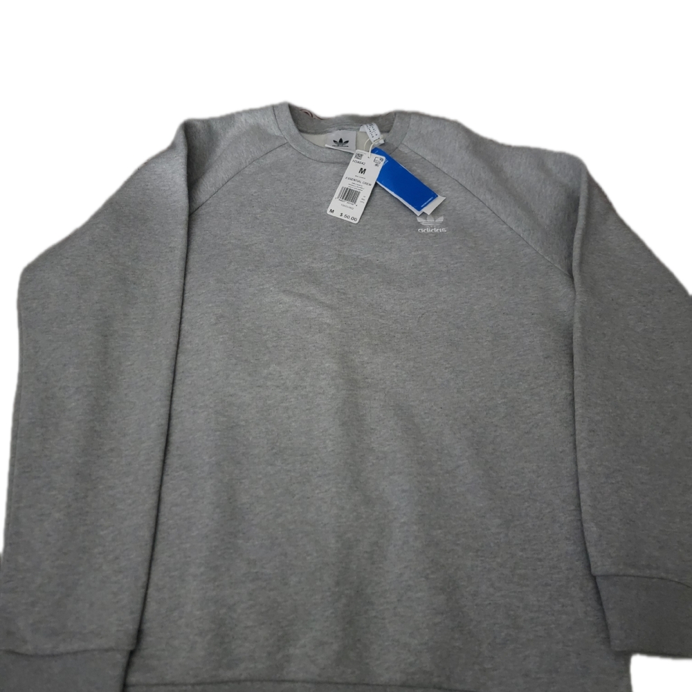 Adidas Men's Crewneck Sweater in Heather Gray